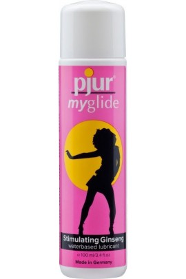 The exciting lubricant with the heating effect of Pjur My Glide 100ml, with ginseng