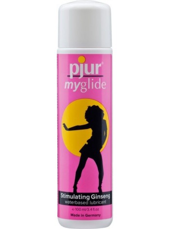 The exciting lubricant with the heating effect of Pjur My Glide 100ml, with ginseng
