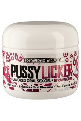 Оральный гель для кунилингуса со вкусом клубники Doc Johnson Pussy Licker Strawberry, 56г
