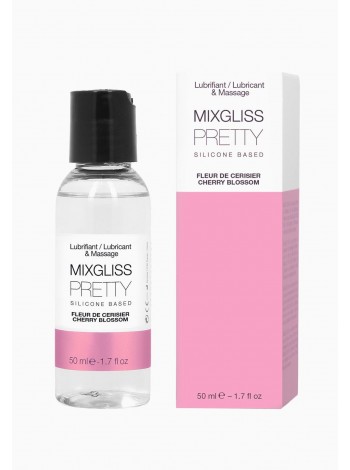 Лубрикант на силиконовой основе с ароматом цветков вишни MixGliss PRETTY - FLEUR CERISIER, 50мл