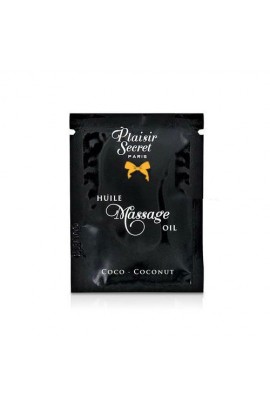 Пробник массажного масла Plaisirs Secrets Coconut (Кокос)