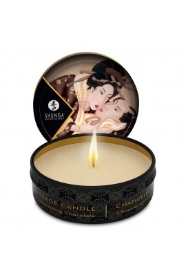 Ароматная массажная свеча Shunga Mini Massage Candle - Intoxicating Chocolate, 30мл