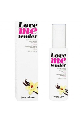Натуральное массажное масло без консервантов Love To Love LOVE ME TENDER Vanille (Ваниль) 