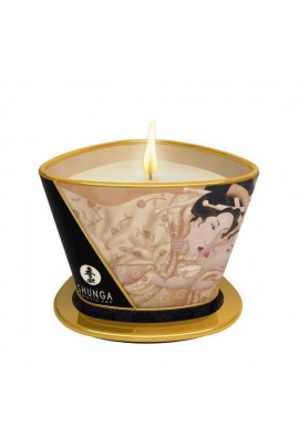 Массажная свеча с афродизиаками Shunga Massage Candle - Vanilla Fetish, 170мл
