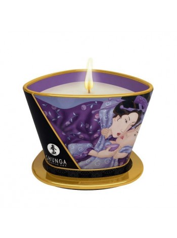 Масажна свічка з афродизіаками Shunga Massage Candle - Exotic Fruits, 170мл