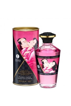 Разогревающее масло Shunga Aphrodisiac Warming Oil - Raspberry Feeling (Малина)