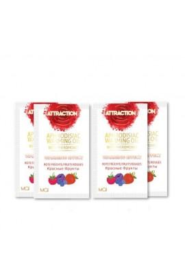 Пробник массажного масла с феромонами MAI PHEROMON MASSAGE OIL RED FRUITS, 10мл