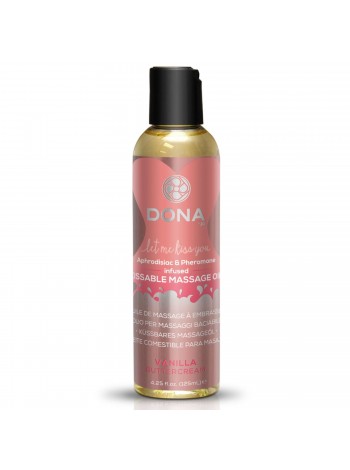 Масажне масло для оральних ласк DONA Kissable Massage Oil Vanilla Buttercream