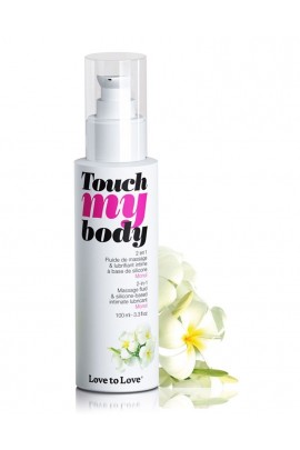 Гель для массажа и смазка 2-в-1 Love To Love TOUCH MY BODY Monoi