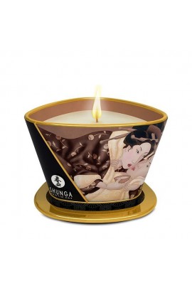 Массажная свеча с ароматом шоколада Shunga Massage Candle - Intoxicating Chocolate, 170мл