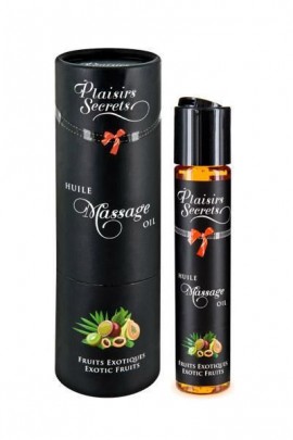 Edible massage oil Plaisirs Secrets Exotic Fruits with Aphrodisiacs, 59ml