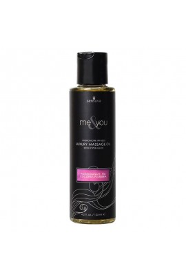 Массажное масло с феромонами Sensuva - Me&You Гранат, инжир, кокос и плюмерия