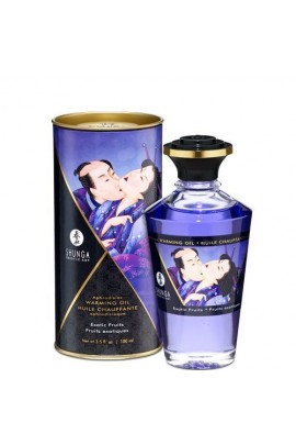 Разогревающее масло Shunga Aphrodisiac Warming Oil - Exotic Fruits (Экзотические фрукты)