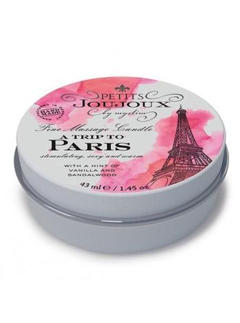 Масажна свічка з афродизіаками Petits Joujoux - Paris - Vanilla and Sandalwood, 43мл