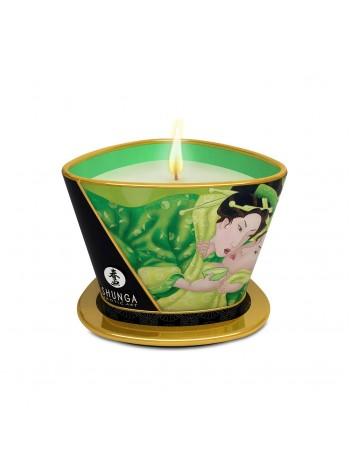 Массажная свеча с ароматом зеленого чая Shunga Massage Candle - Exotic Green Tea, 170мл