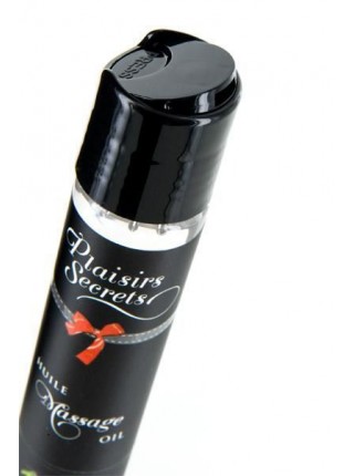Edible massage oil with Aphrodisiacs Plaisirs Secrets Creme Brulee (cream Brulet)