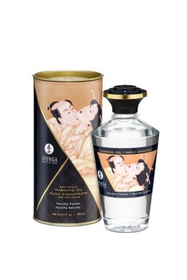 Разогревающее масло Shunga Aphrodisiac Warming Oil - Vanilla Fetish (Ваниль)