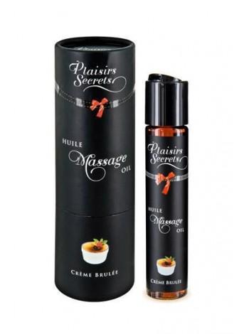 Съедобное массажное масло с афродизиаками Plaisirs Secrets Creme Brulee (Крем брюле)