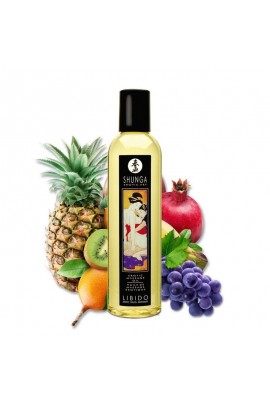 Natural Moisturizing Massage Oil Shunga Libido - Exotic Fruit (Exotic Fruits)