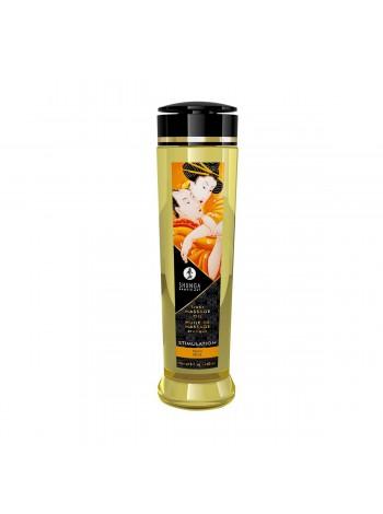 Shunga Stimulation massage oil - peach (240 ml) natural moisturizing