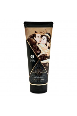 Съедобный массажный крем Shunga Kissable Massage Cream - Intoxicating Chocolate, 200мл