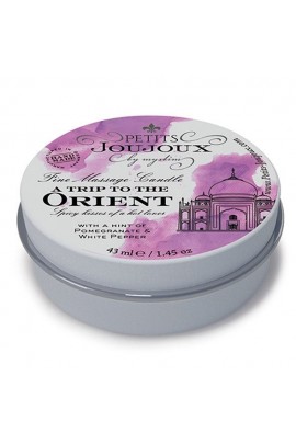 Свечa для массажа Petits Joujoux - Orient - Pomegranate and White Pepper с афродизиаками, 43мл 