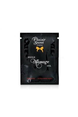 Пробник массажного масла Plaisirs Secrets Strawberry (Клубника)