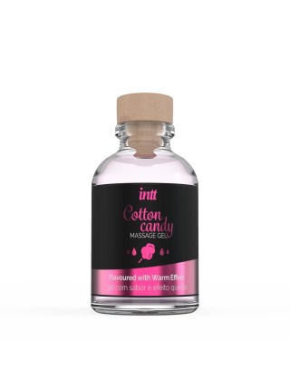 Разогревающий массажный гель для интимных зон Intt Cotton Candy