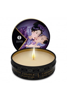 Massage Candle Shunga Mini Massage Candle - Exotic Fruits with Aphrodisiacs, 30ml