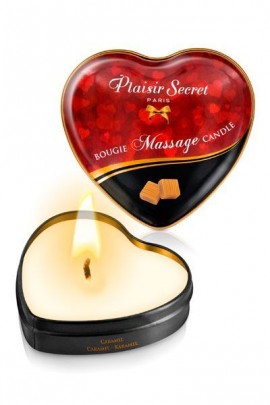 Ароматная массажная свеча Plaisirs Secrets Caramel(Карамель), 35мл