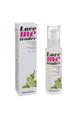 Натуральное массажное масло без консервантов Love To Love LOVE ME TENDER Mojito