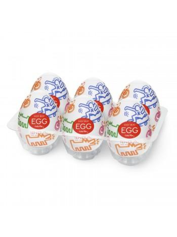 Набір яєць-мастурбаторів Tenga Keith Haring EGG Street, 6 шт
