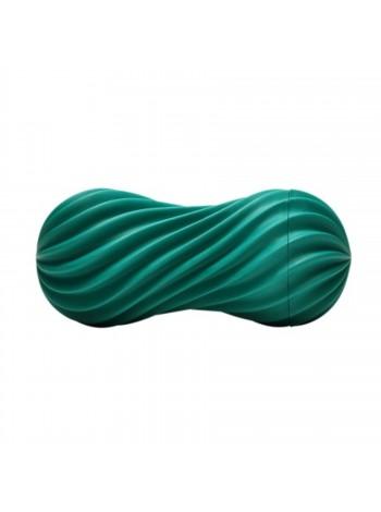 Мастурбатор Tenga FLEX Fizzy Green с изменяемой интенсивностью, можно скручивать, вакуум