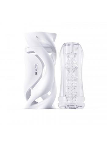 Мастурбатор Dorcel DEEP BLOW WHITE, двойное использование