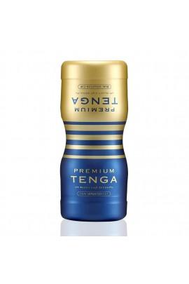 Tenga Premium Dual Sensation Cup masturbator, two -sided, with two independent channels