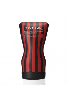 Мастурбатор Tenga Squeeze Tube Cup (мягкая подушечка) STRONG сдавливаемый