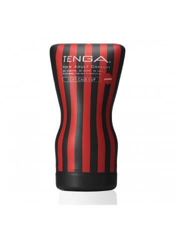 Мастурбатор Tenga Squeeze Tube Cup (мягкая подушечка) STRONG сдавливаемый