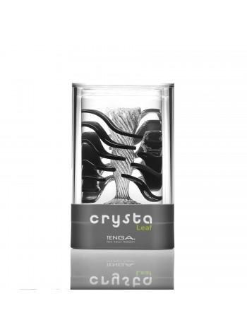 Прозрачный многоразовый мастурбатор TENGA Crysta Leaf