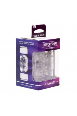 Transparent Bilateral Masturbator Fleshlight Quickshot Riley Reid