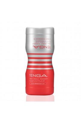 Мастурбатор Tenga Dual Feel Cup двосторонній, із двома незалежними каналами