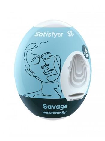 Satisfyer Masturbator Egg Savage, disposable, does not require lubrication