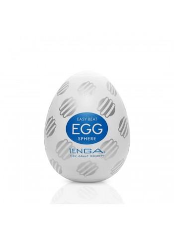 Мастурбатор-яйцо Tenga Egg Sphere с многоуровневым рельефом