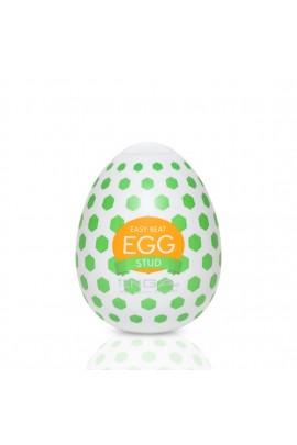 Мастурбатор-яйцо Tenga Egg Stud с шестиугольными выступами