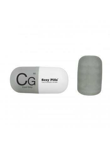 Мастурбатор в виде пилюли Love To Love SEXY PILLS COOL GREY