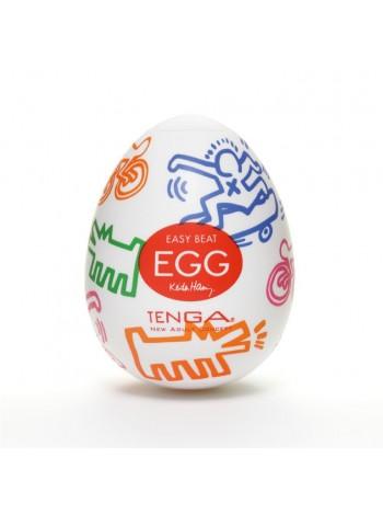 Мастурбатор-яйце для чоловіків Tenga Keith Haring EGG Street