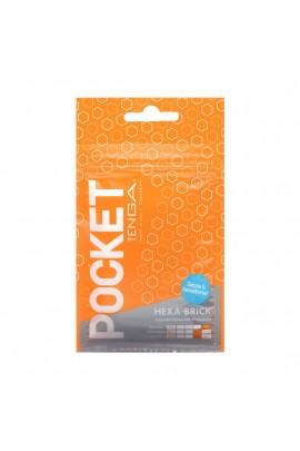 Мастурбатор TENGA Pocket Hexa-Brick