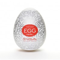 Чоловічий мастурбатор-яйце Tenga Keith Haring EGG Party