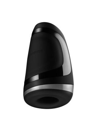 Мастурбатор с подогревом, вибрацией и стимуляцией головки Satisfyer Men Heat Vibration