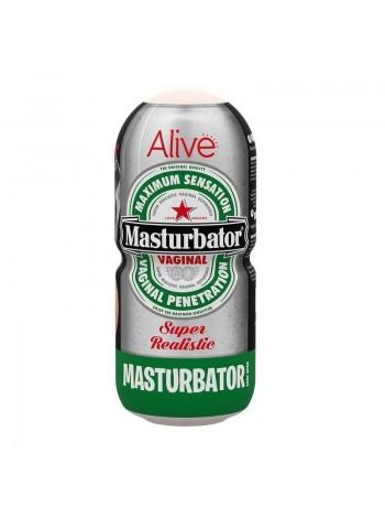 Мастурбатор-вагина в виде банки пива Alive Heineken Vagina