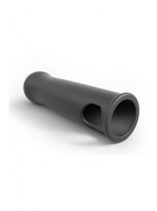 Extension nozzle for dick up to + 3,8cm Dorcel Liquid-Soft Xtend, with a ring for scrotum